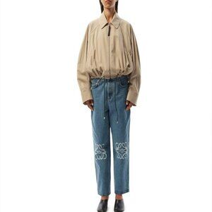 Loewe Women's Natural Relaxed Fit Balloon Jacket